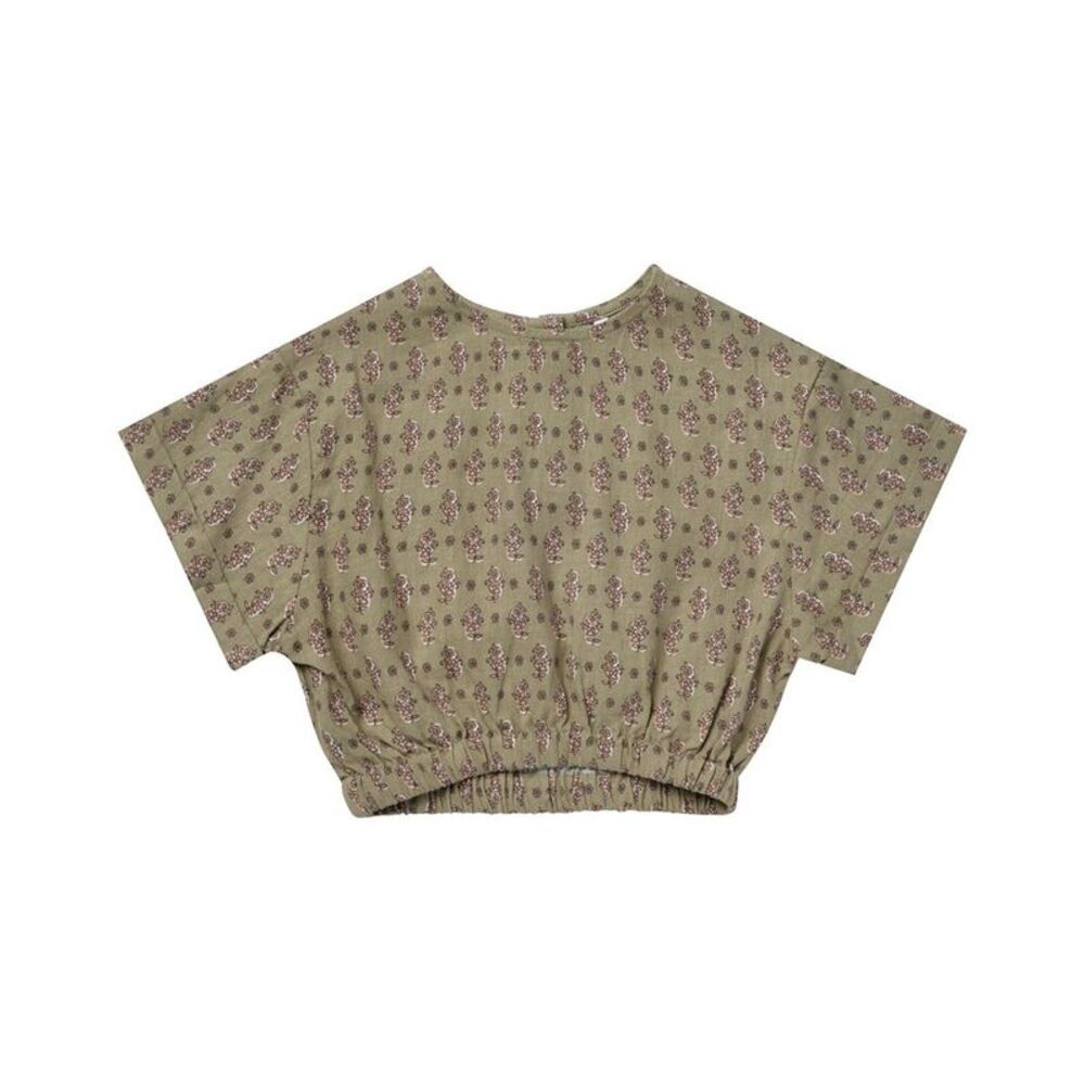 Rylee & Cru Girls  Joelle Linen-Blend Top